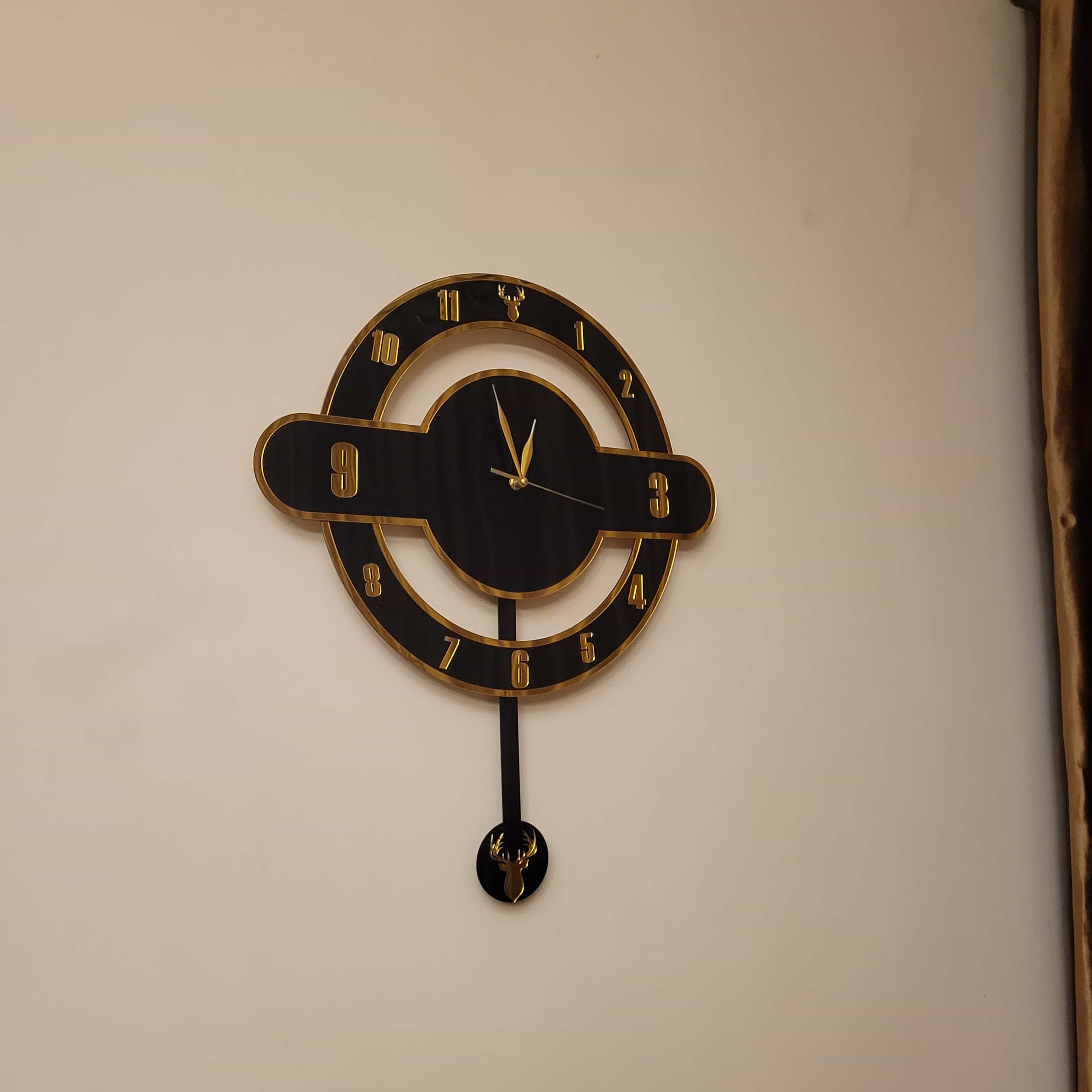 Pendulum Acrylic Wall Clock