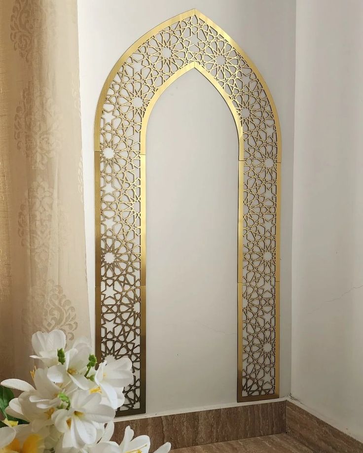 Mehrab Wall Art for Prayer Area Room – Elegant Namaz Decor Piece